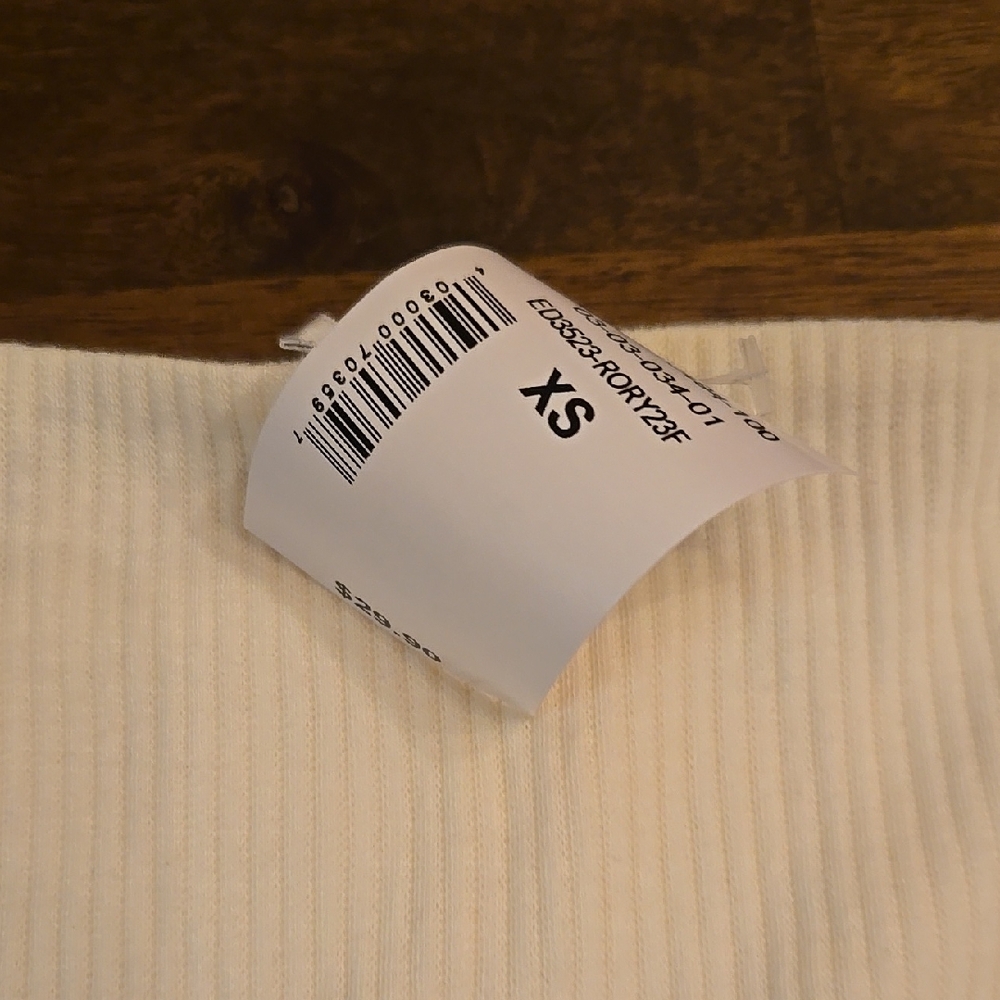 Ricki's Off White Ribbed Tank Top - Picture 3 of 4